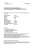 Lehrstellenausschreibung Bezirksgericht Braunau